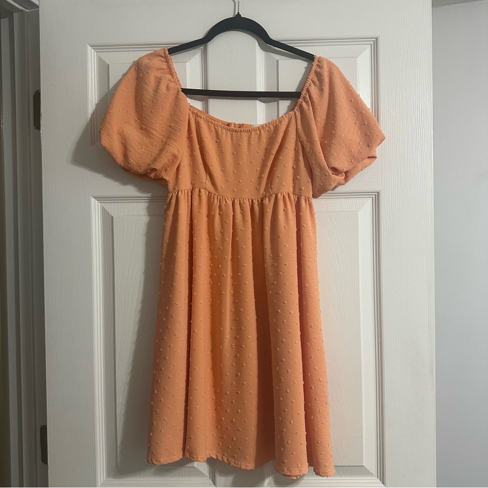Juniors altered state peach dress size small